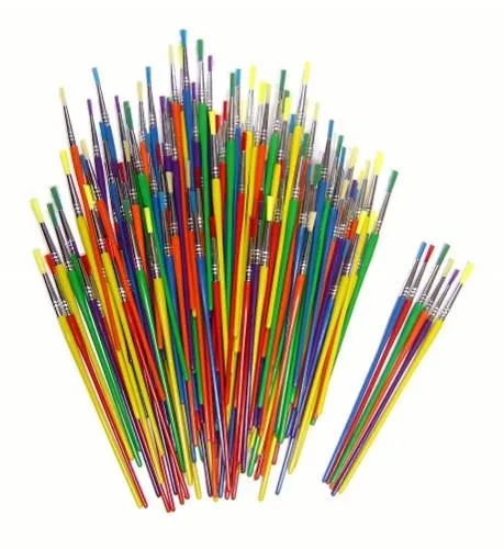 Synthetic Brushes Assorted Colour Set of 144