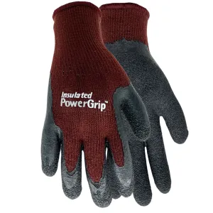 TA301BG Insulated Powergrip Women's Gloves, 10 Gauge Burgundy, Sizes S-L, Sold by Pair