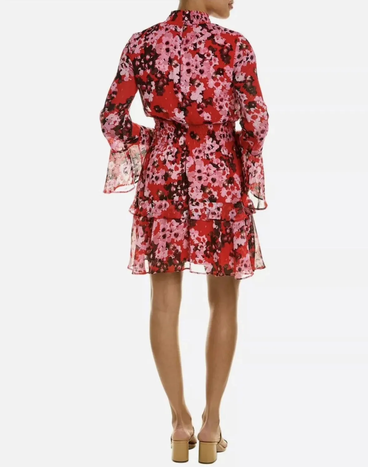Taylor Mock Neck Floral Dress