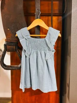 The Sydney Jean Dress & Bloomer Set (12-18Mo)