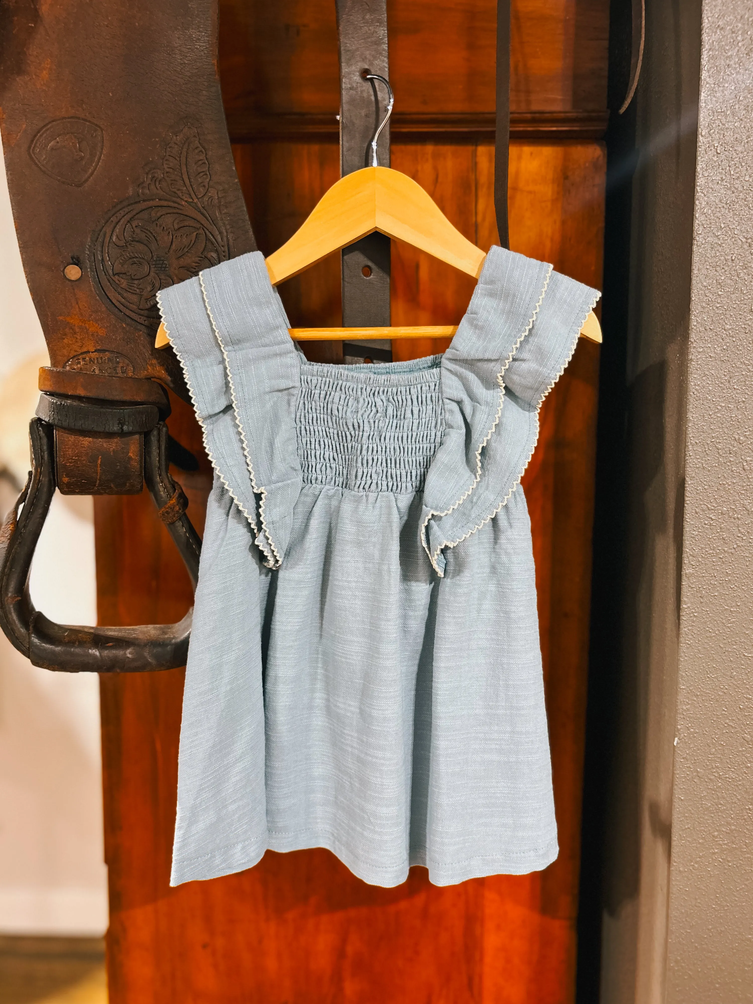 The Sydney Jean Dress & Bloomer Set (12-18Mo)