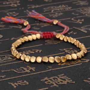 Tibetan Copper Bead Bracelet