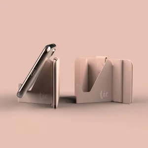 Tic Holder - Card-sized foldable holder for Phone / Mask