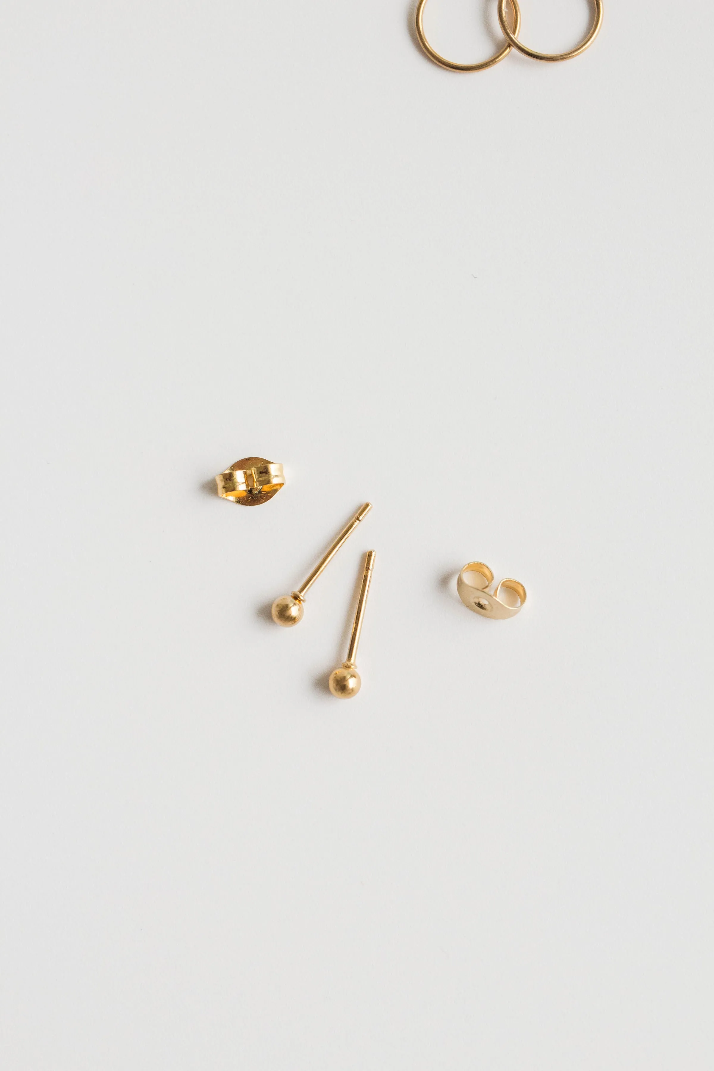Tiny Ball Stud Earrings