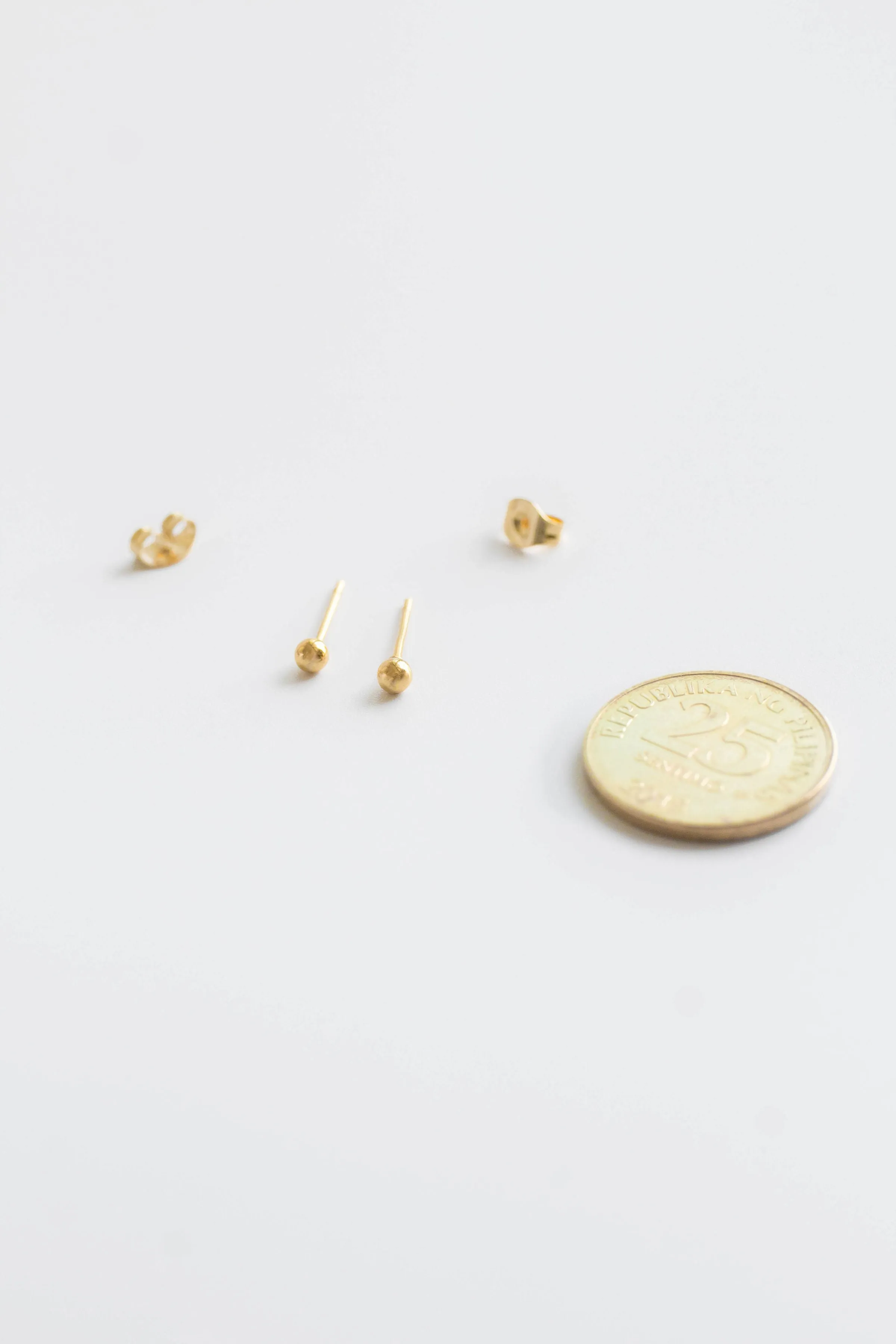 Tiny Ball Stud Earrings