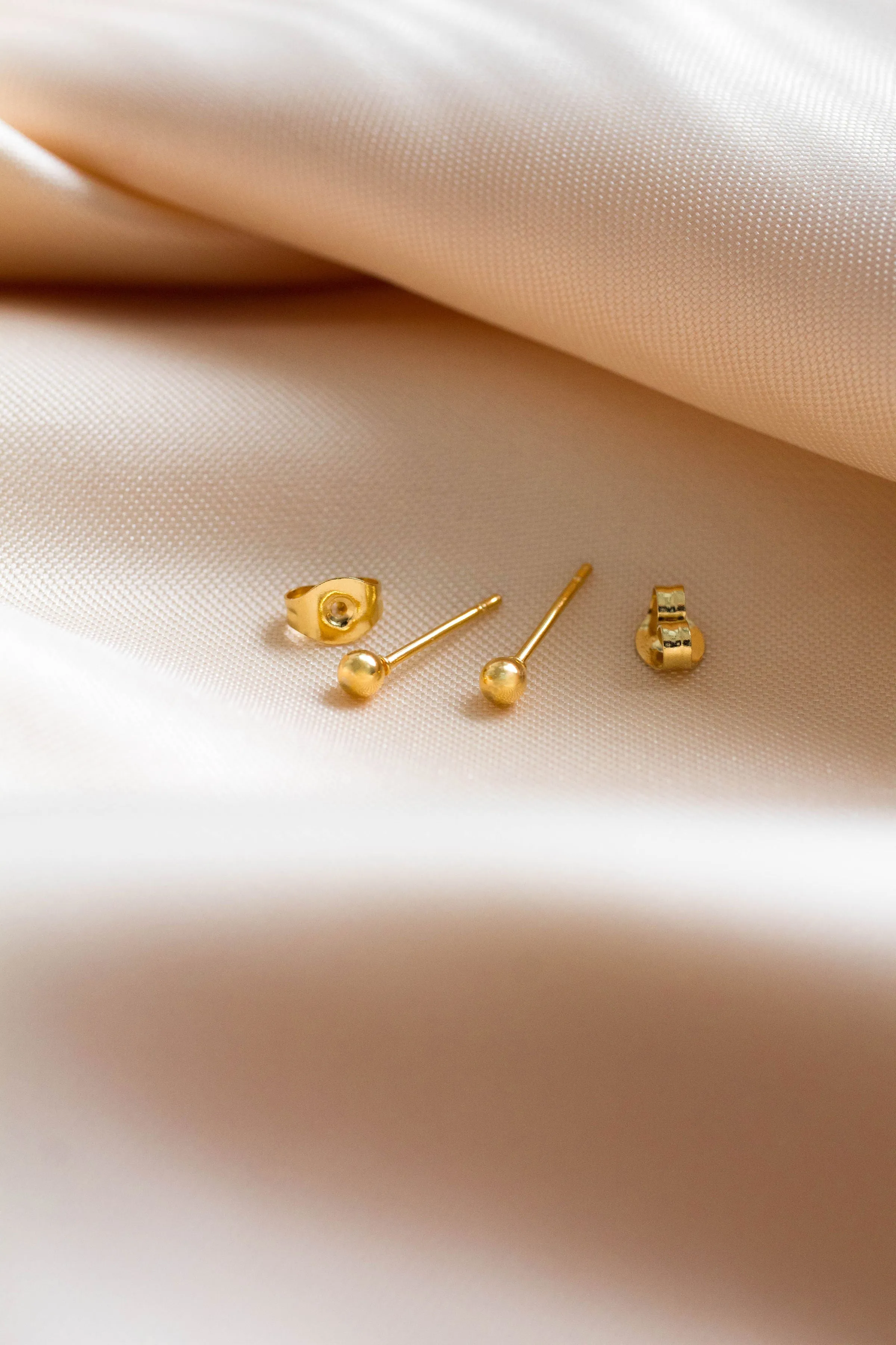 Tiny Ball Stud Earrings