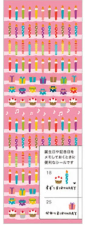 Tiny Birthday Stickers