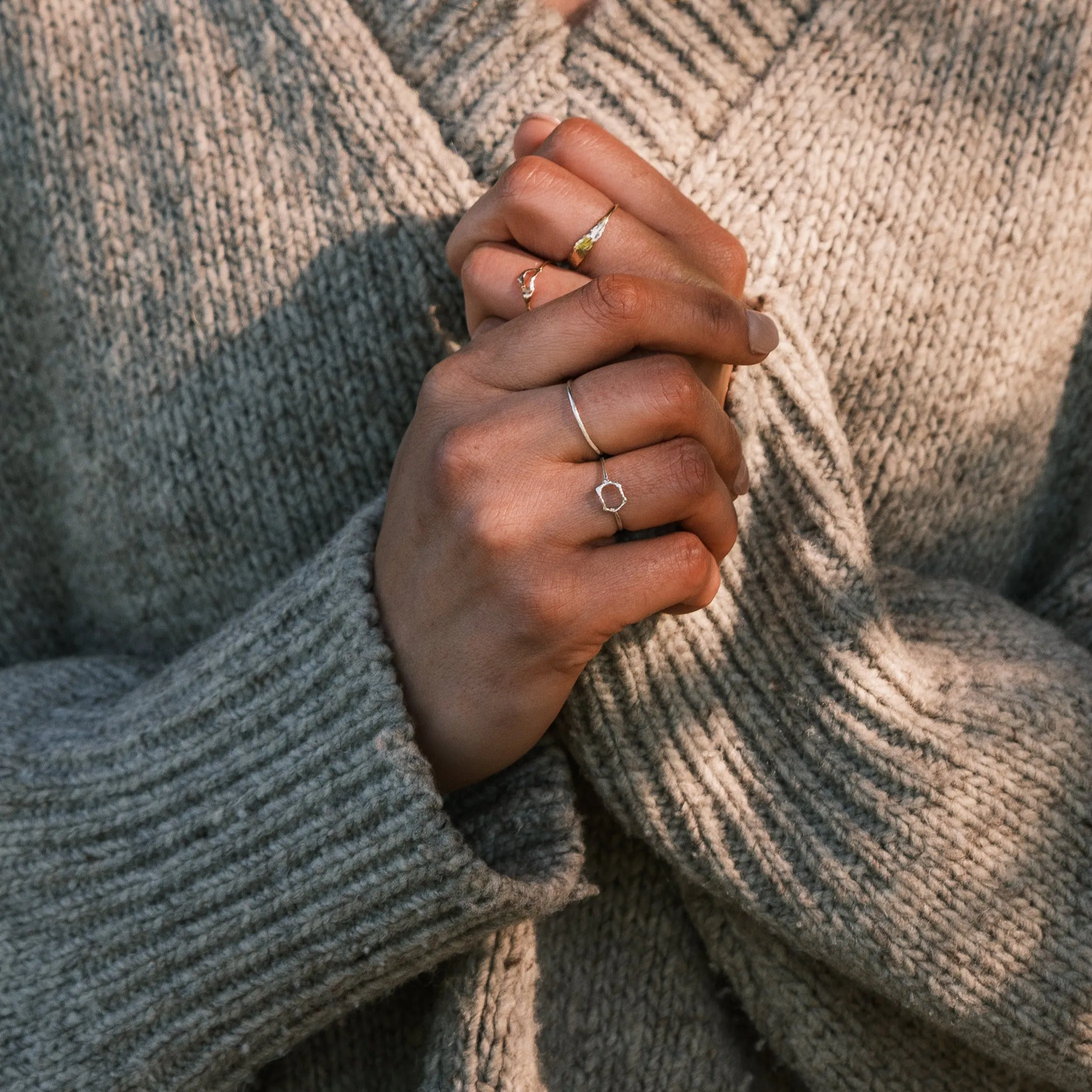 tiny bone ring