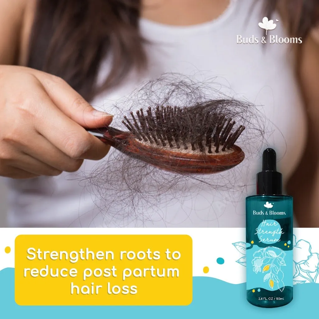 Tiny Buds & Blooms Hair Strength Serum for Post Partum Hairfall Hairloss Hair Regrowth 70ml