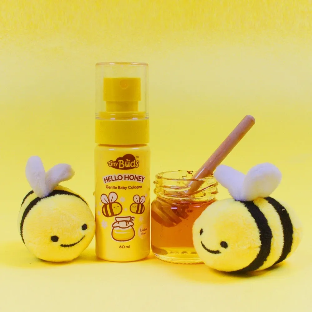 Tiny Buds Hello Honey Gentle Baby Cologne 60ml