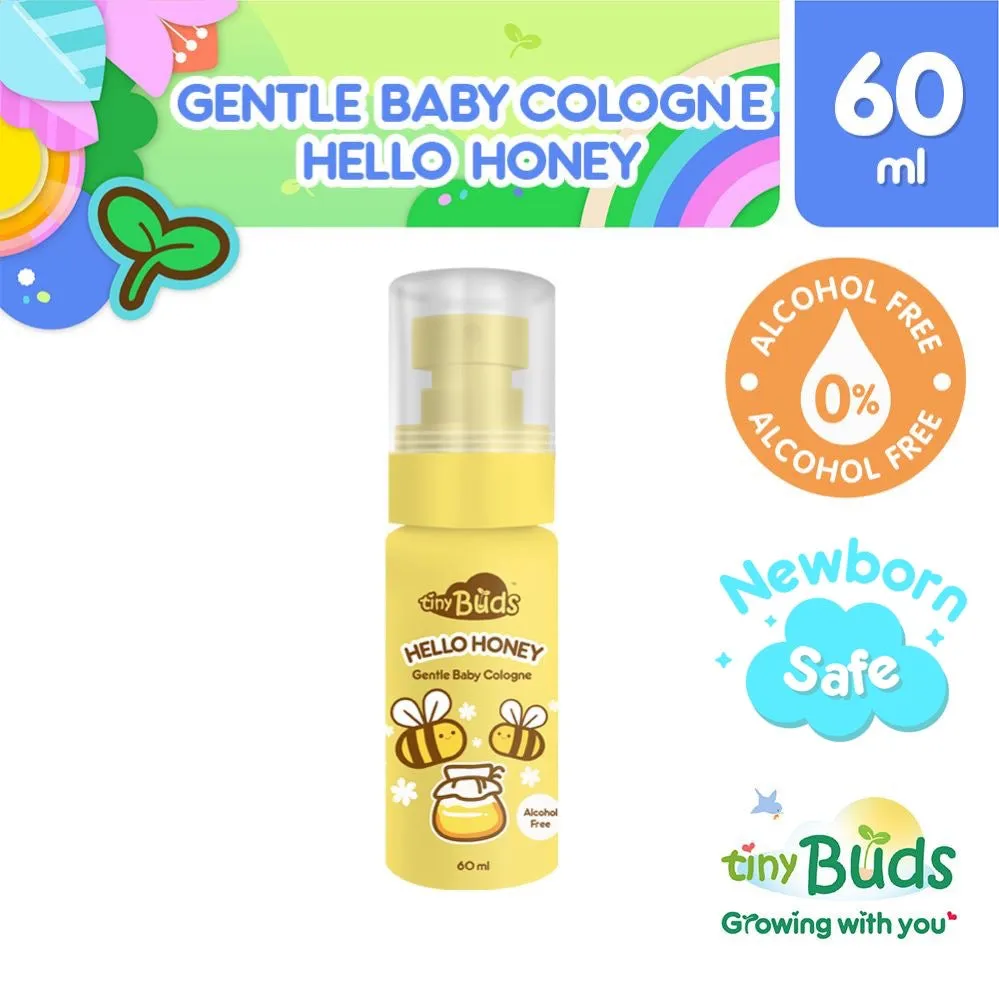 Tiny Buds Hello Honey Gentle Baby Cologne 60ml