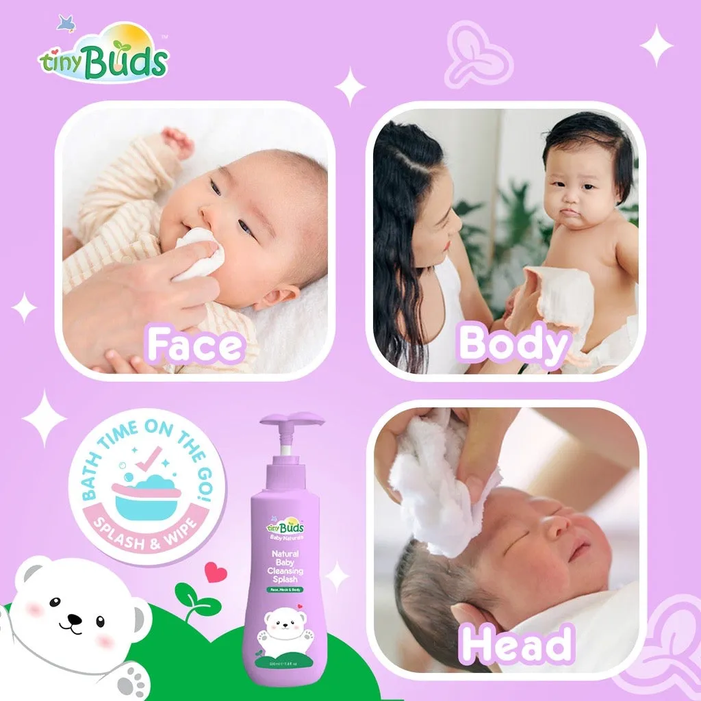 Tiny Buds Natural Baby Cleansing Splash 350ml