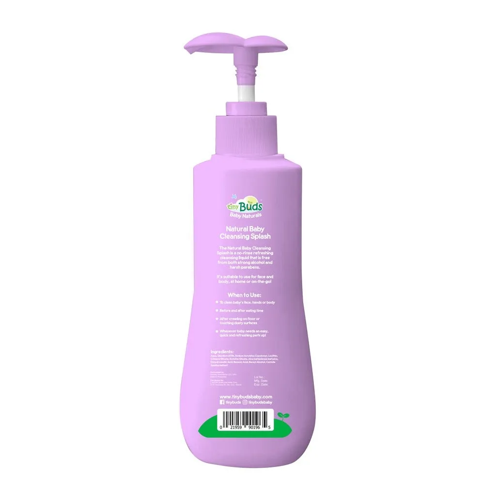 Tiny Buds Natural Baby Cleansing Splash 350ml