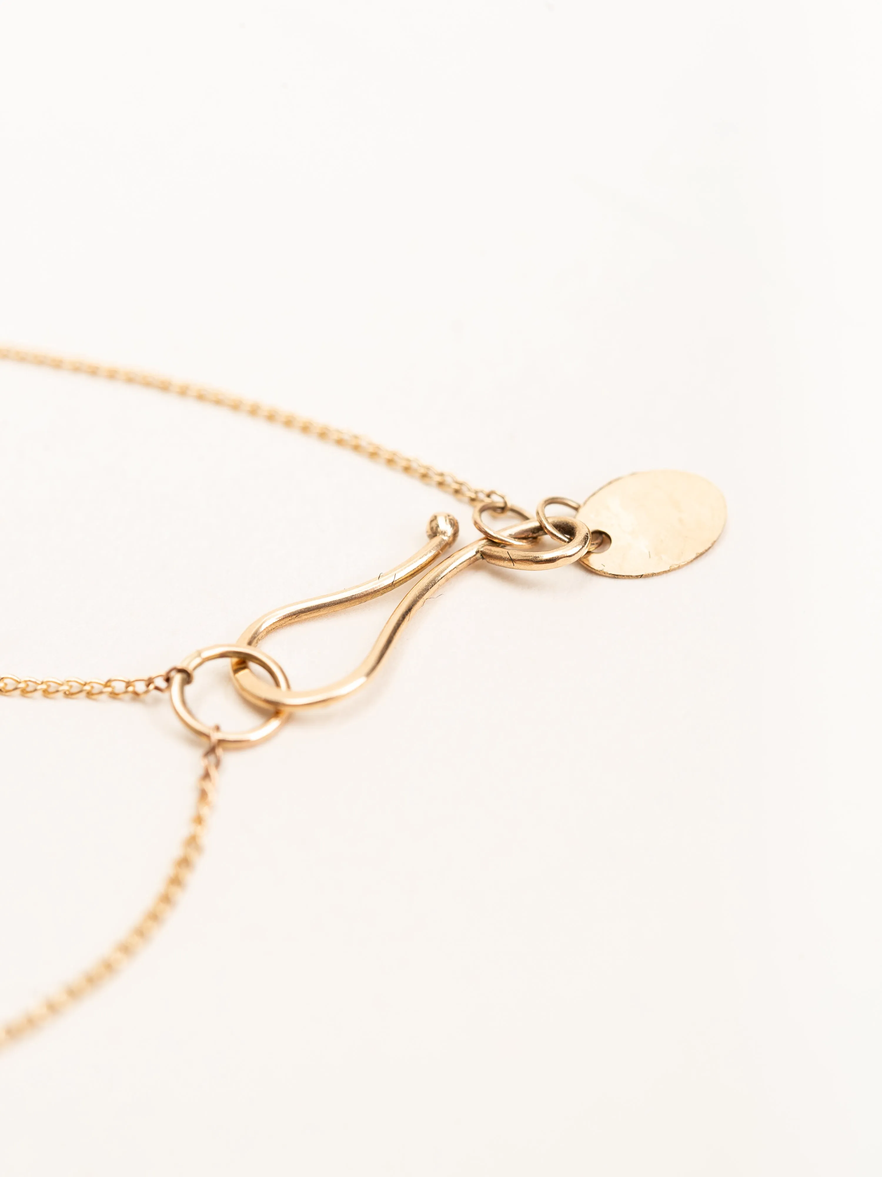 tiny drop necklace