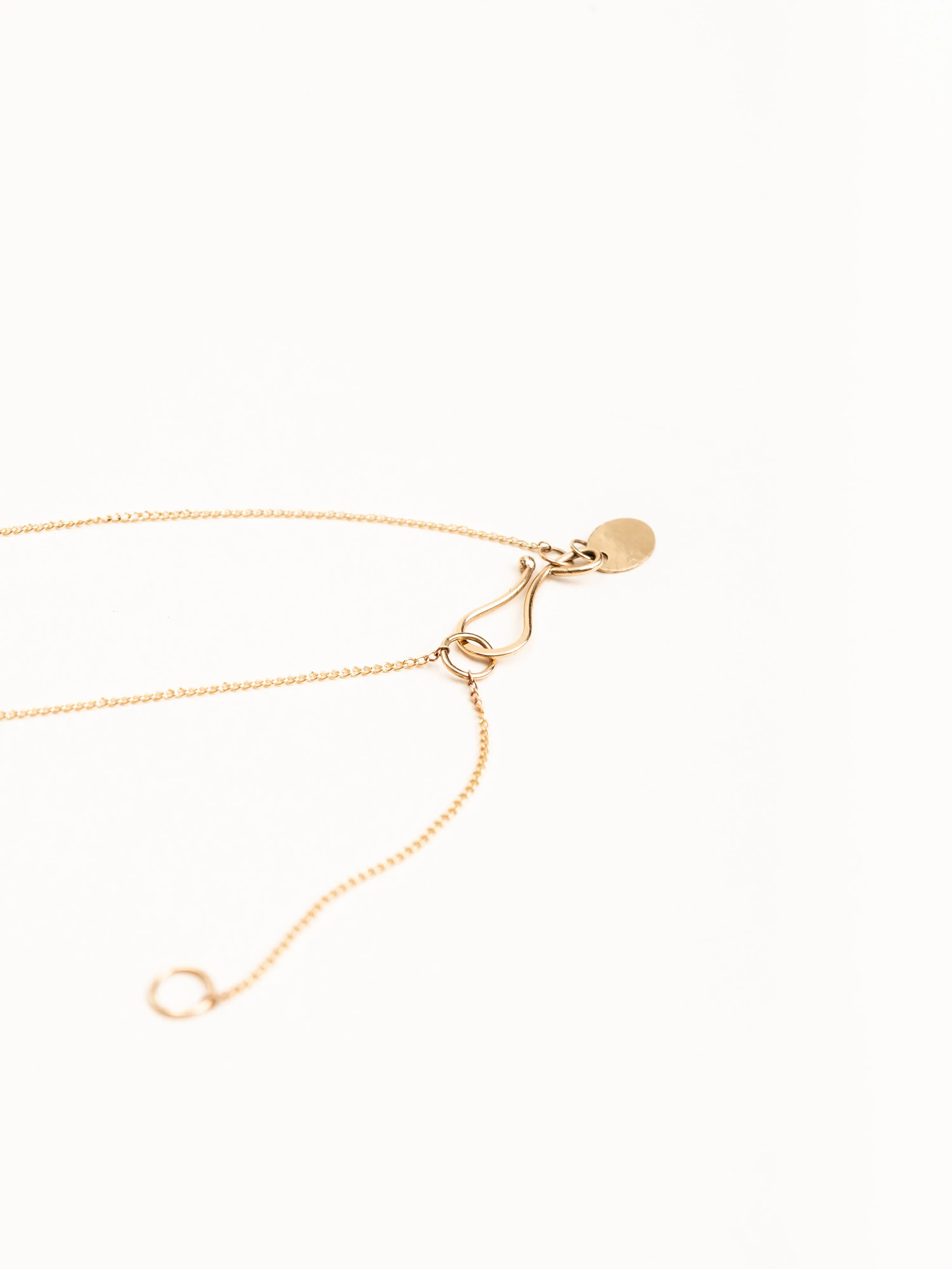 tiny drop necklace