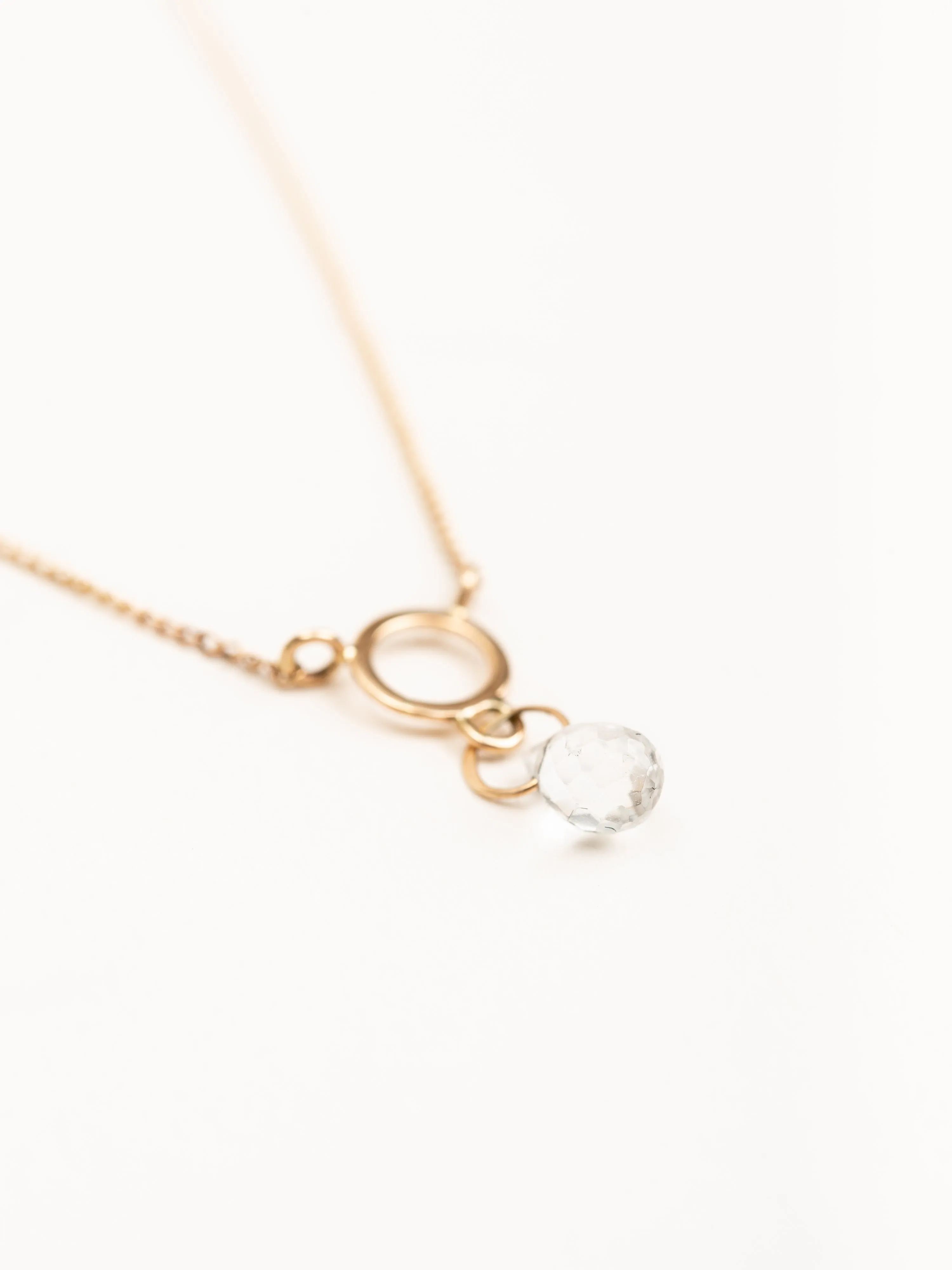 tiny drop necklace