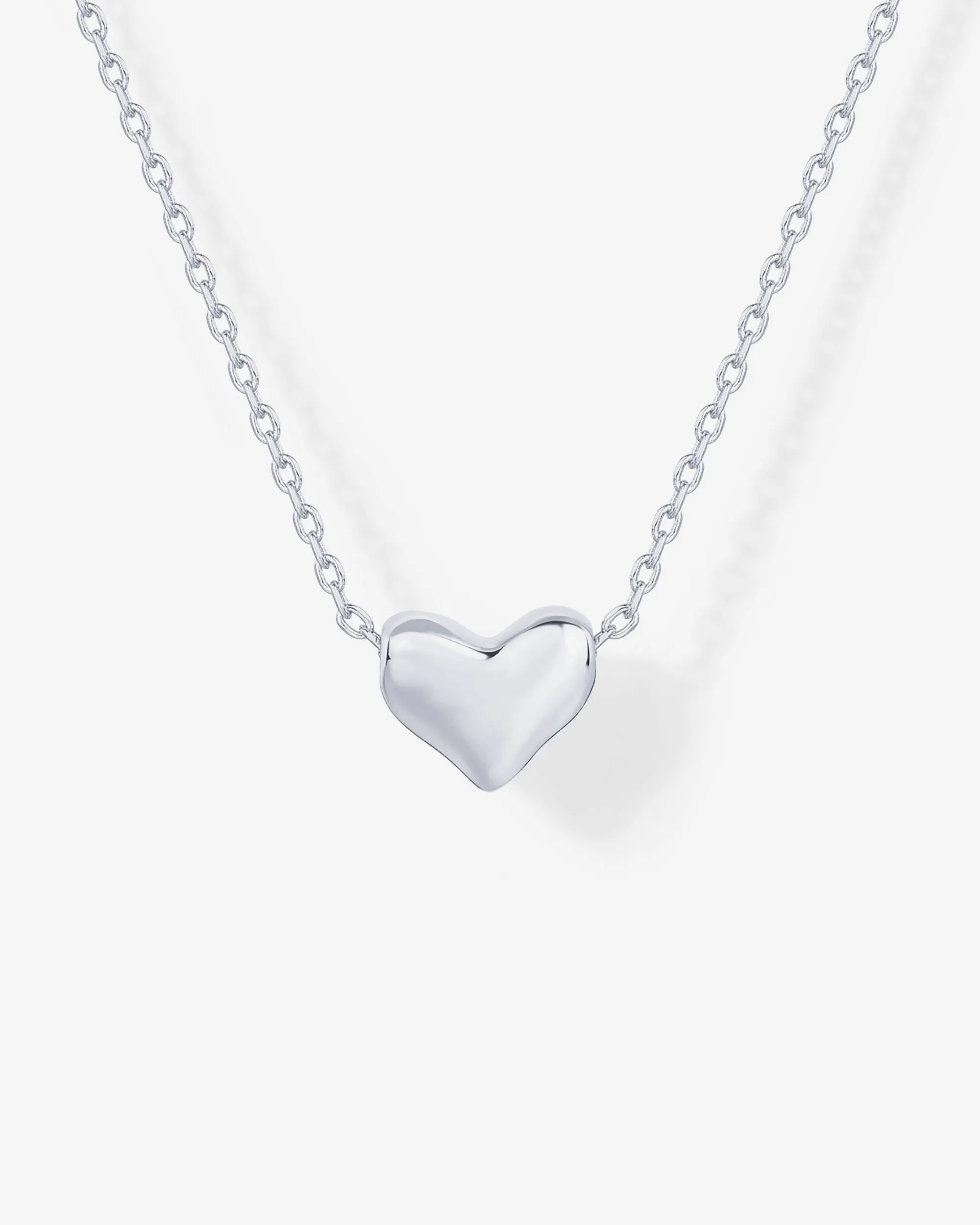 Tiny Heart Charm Necklace