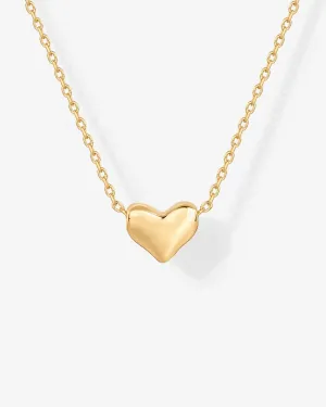 Tiny Heart Charm Necklace