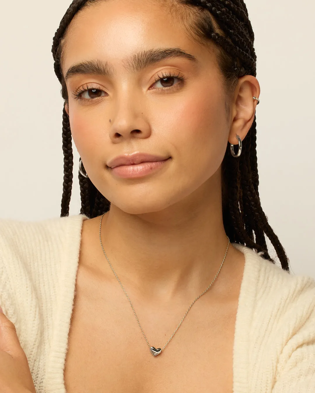 Tiny Heart Charm Necklace