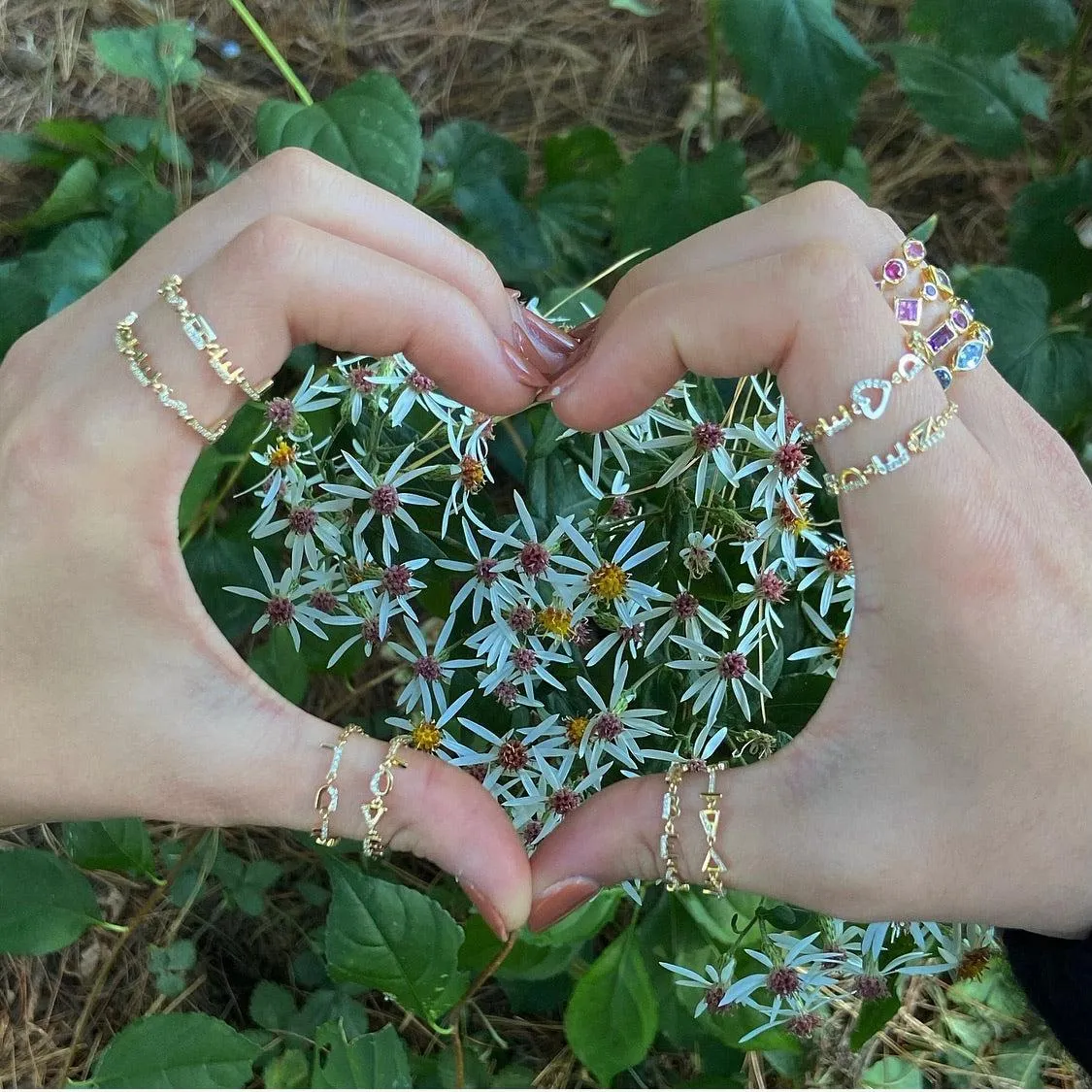 Tiny Letters Ring