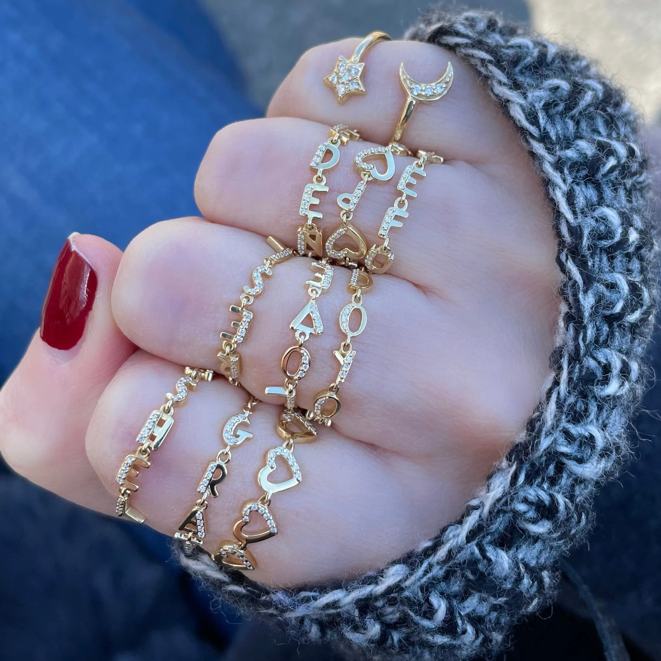 Tiny Letters Ring