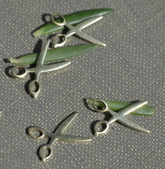 Tiny metal Scissors blanks