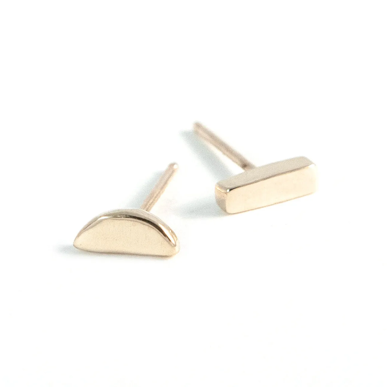 Tiny Mismatched Earrings