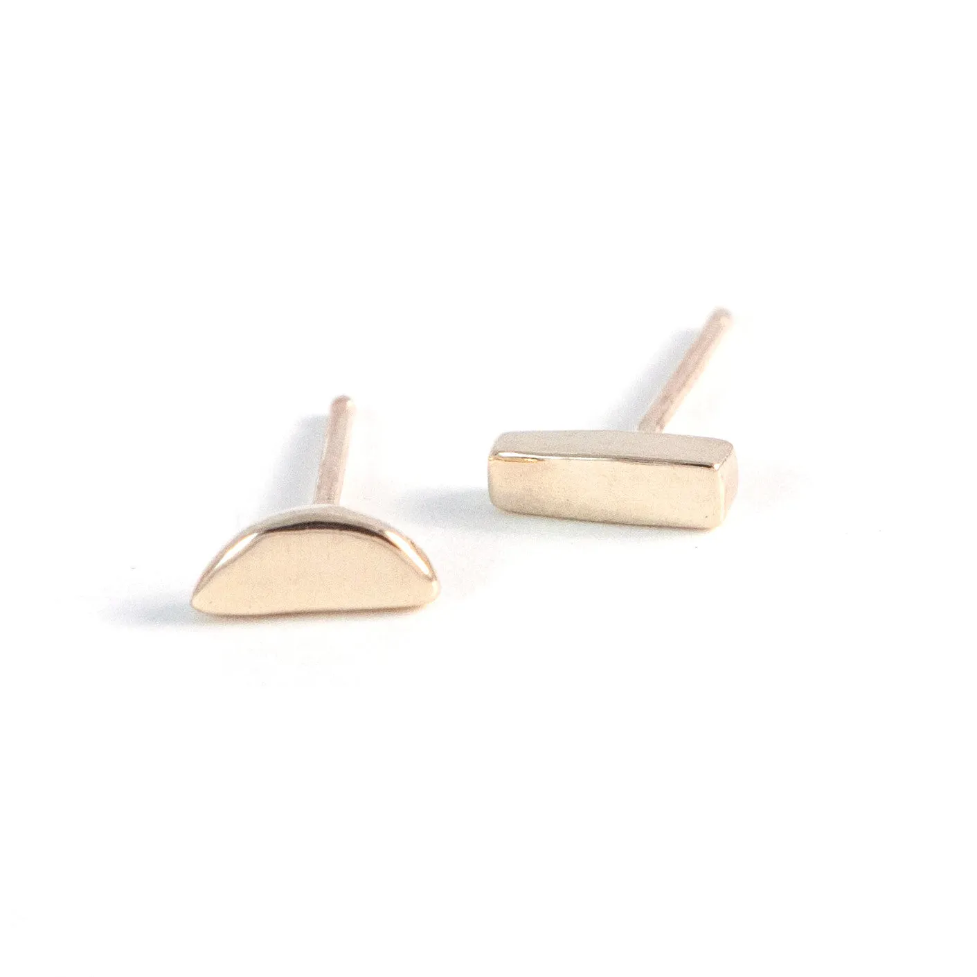 Tiny Mismatched Earrings