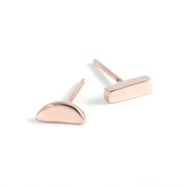Tiny Mismatched Earrings