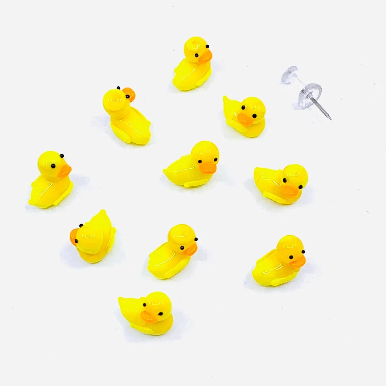 Tiny Mom and Baby Rubber Duck