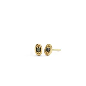 tiny oval studs