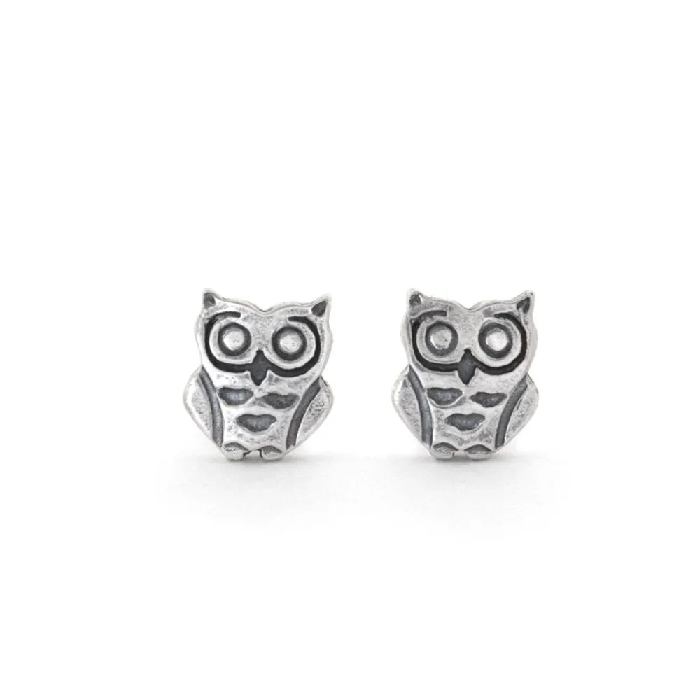 Tiny Owl Earrings