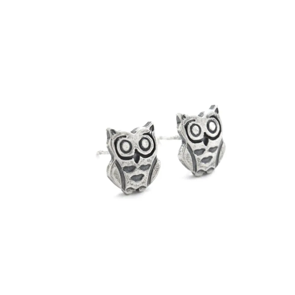 Tiny Owl Earrings