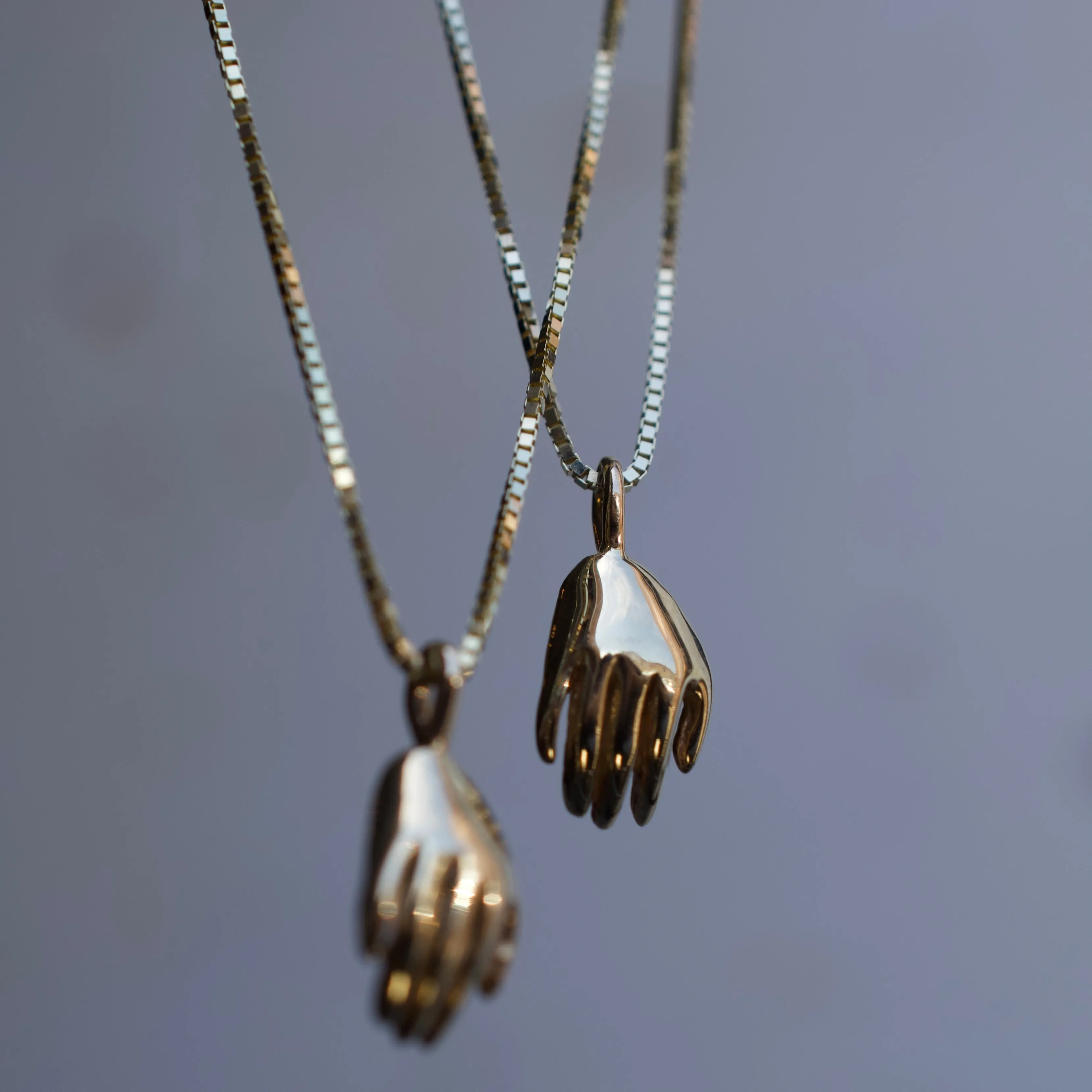 Tiny Palm Necklace