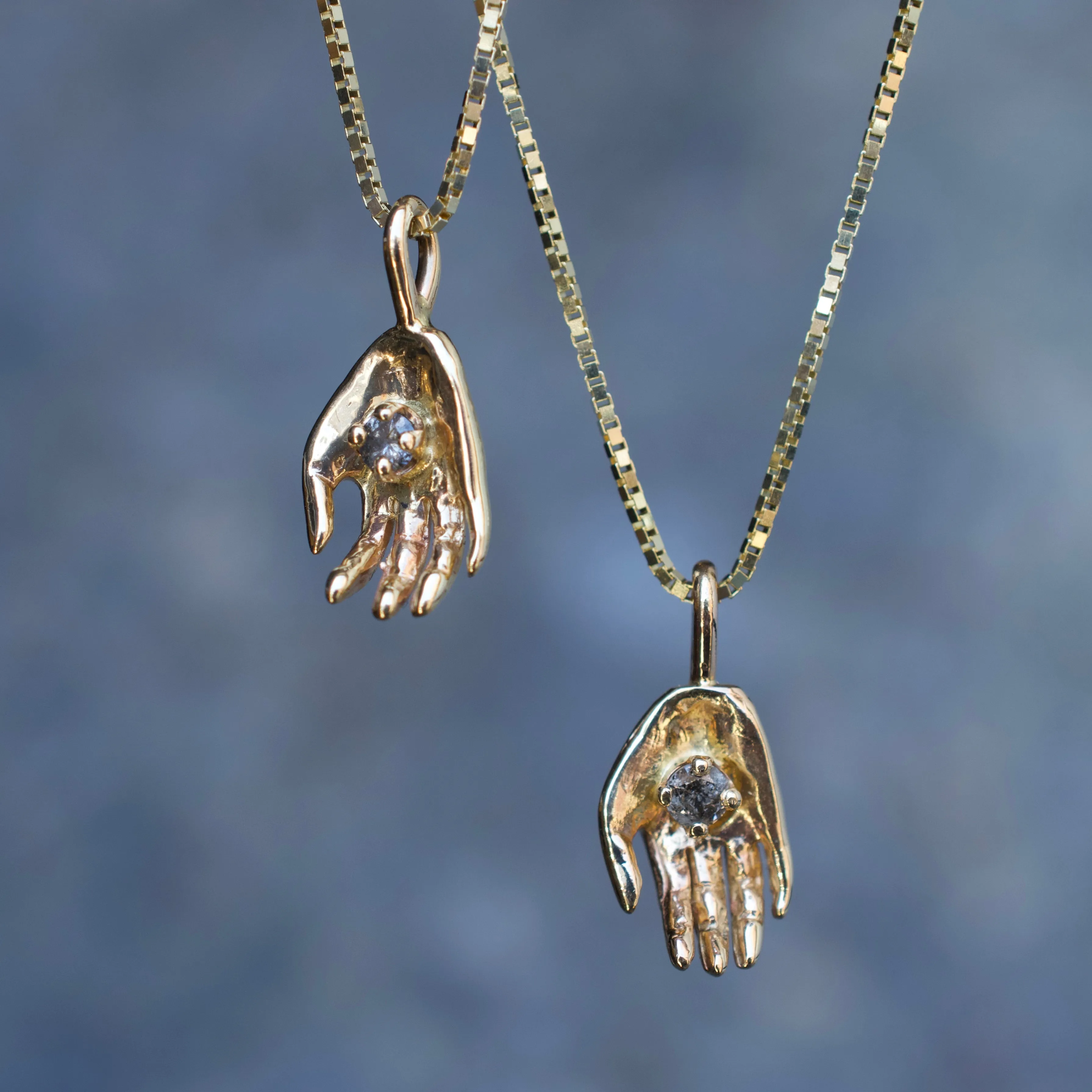 Tiny Palm Necklace