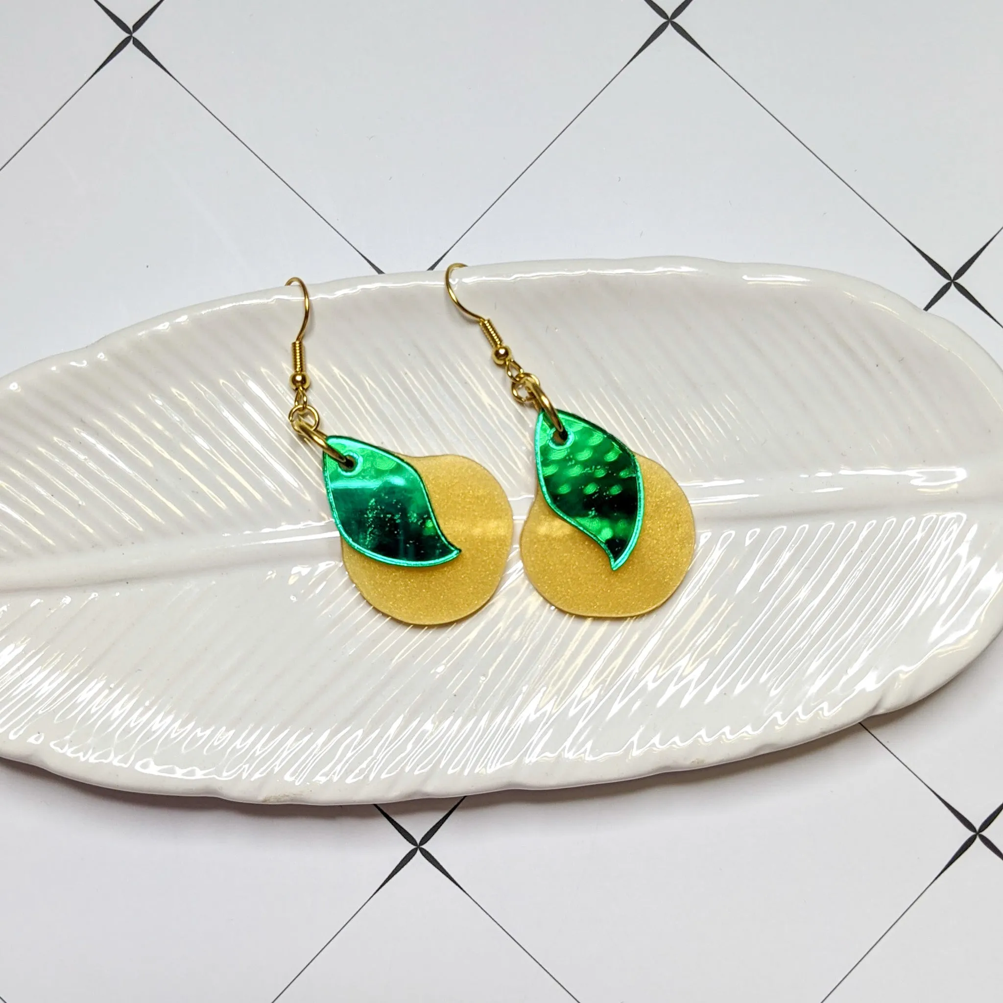 Tiny Pear Earrings