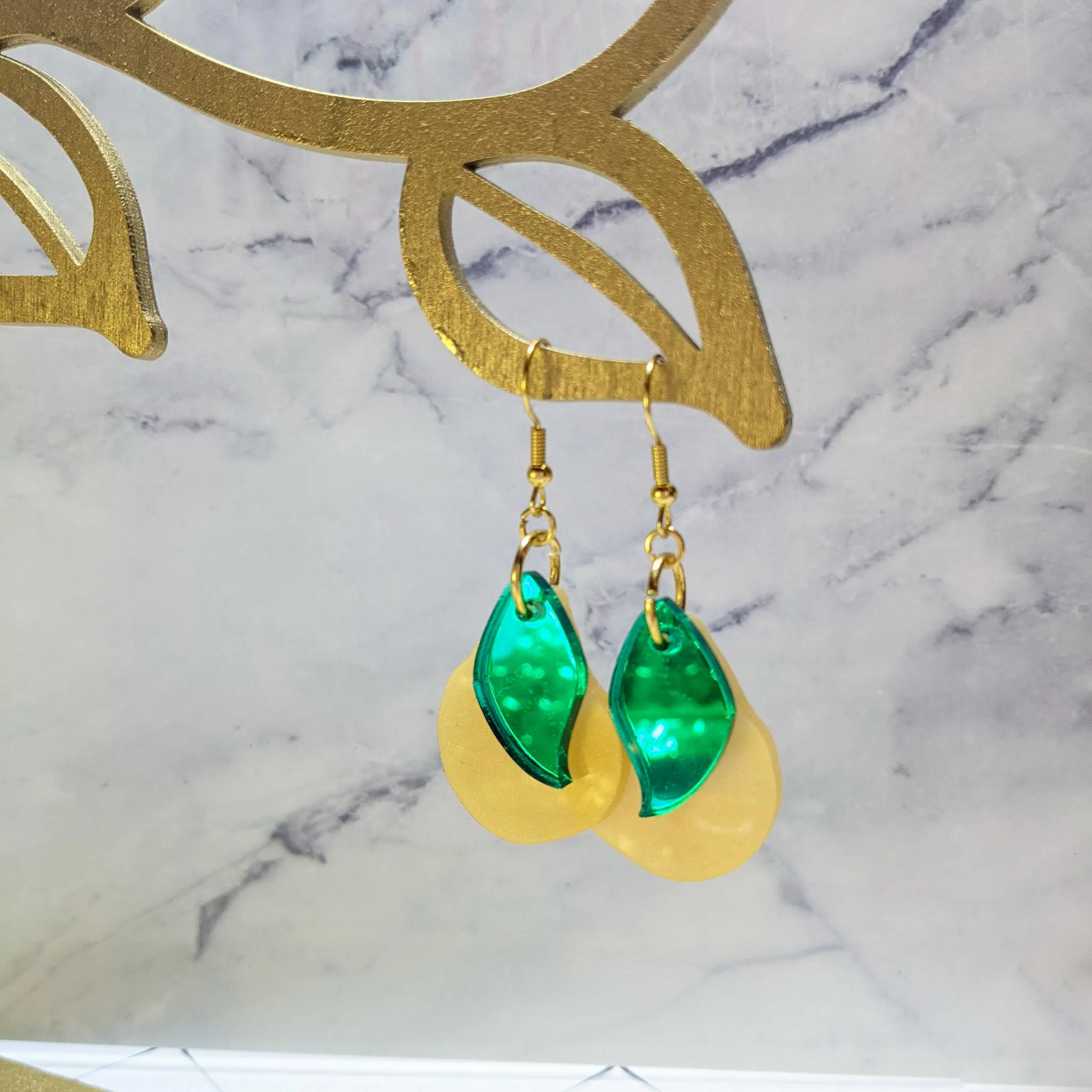Tiny Pear Earrings