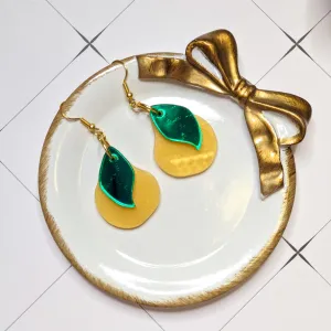 Tiny Pear Earrings