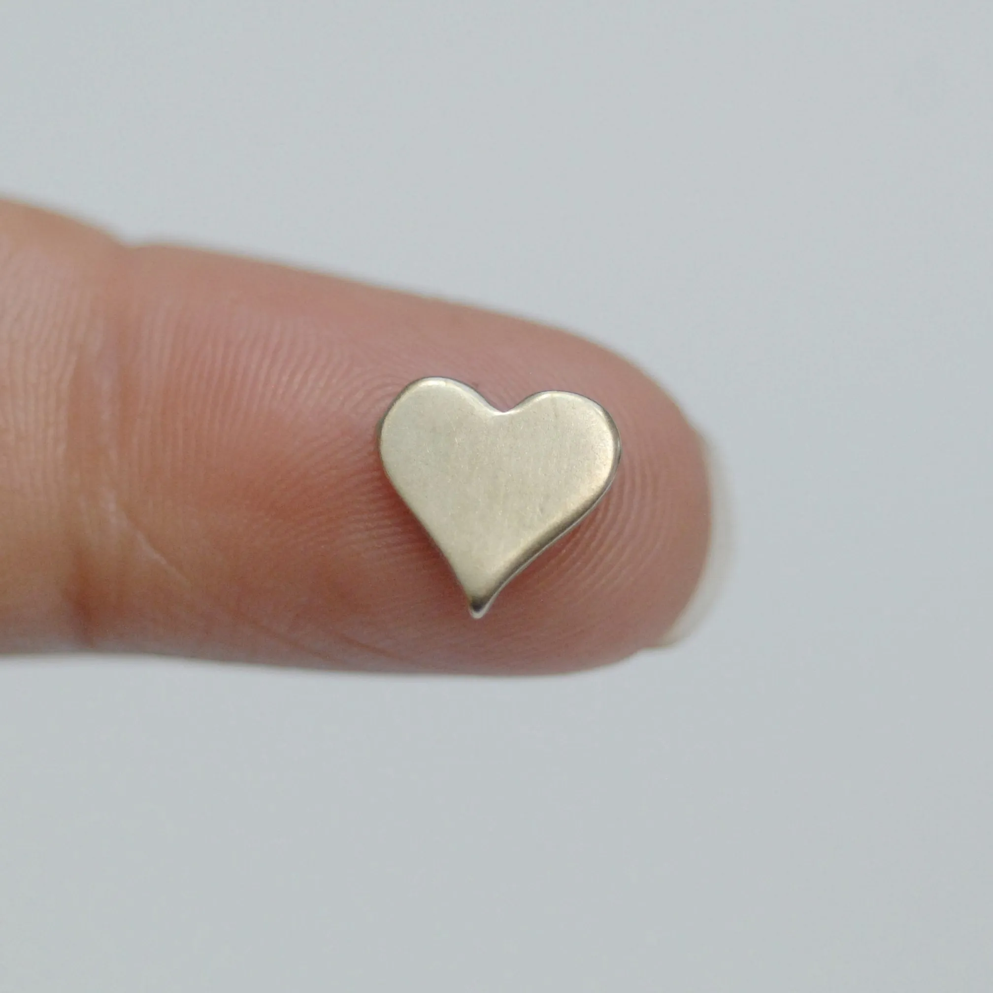 Tiny perfect heart shapes, copper, brass, bronze, nickel silver, Jewelry Making Mini shape, Valentine's day hearts