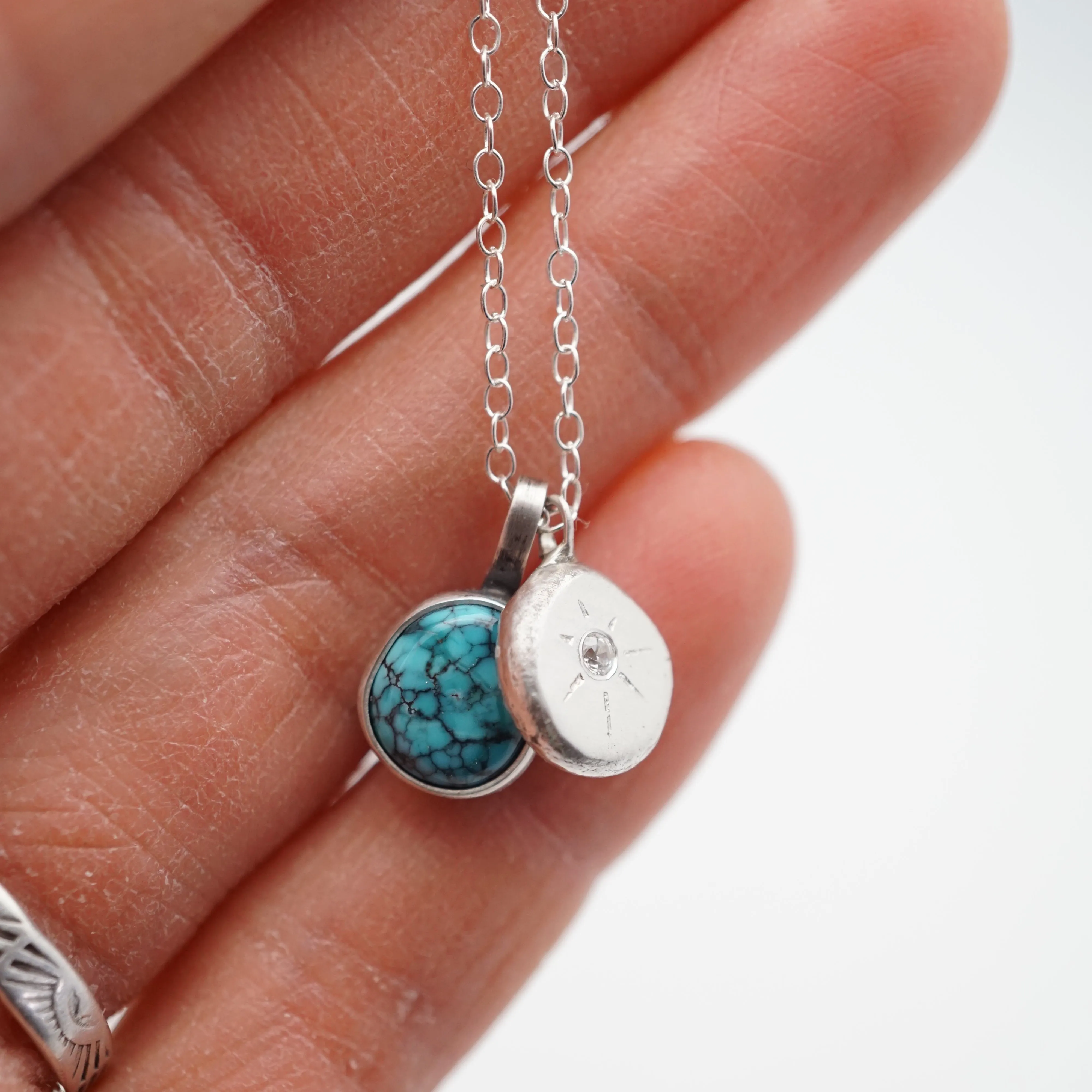 tiny sparkle necklace