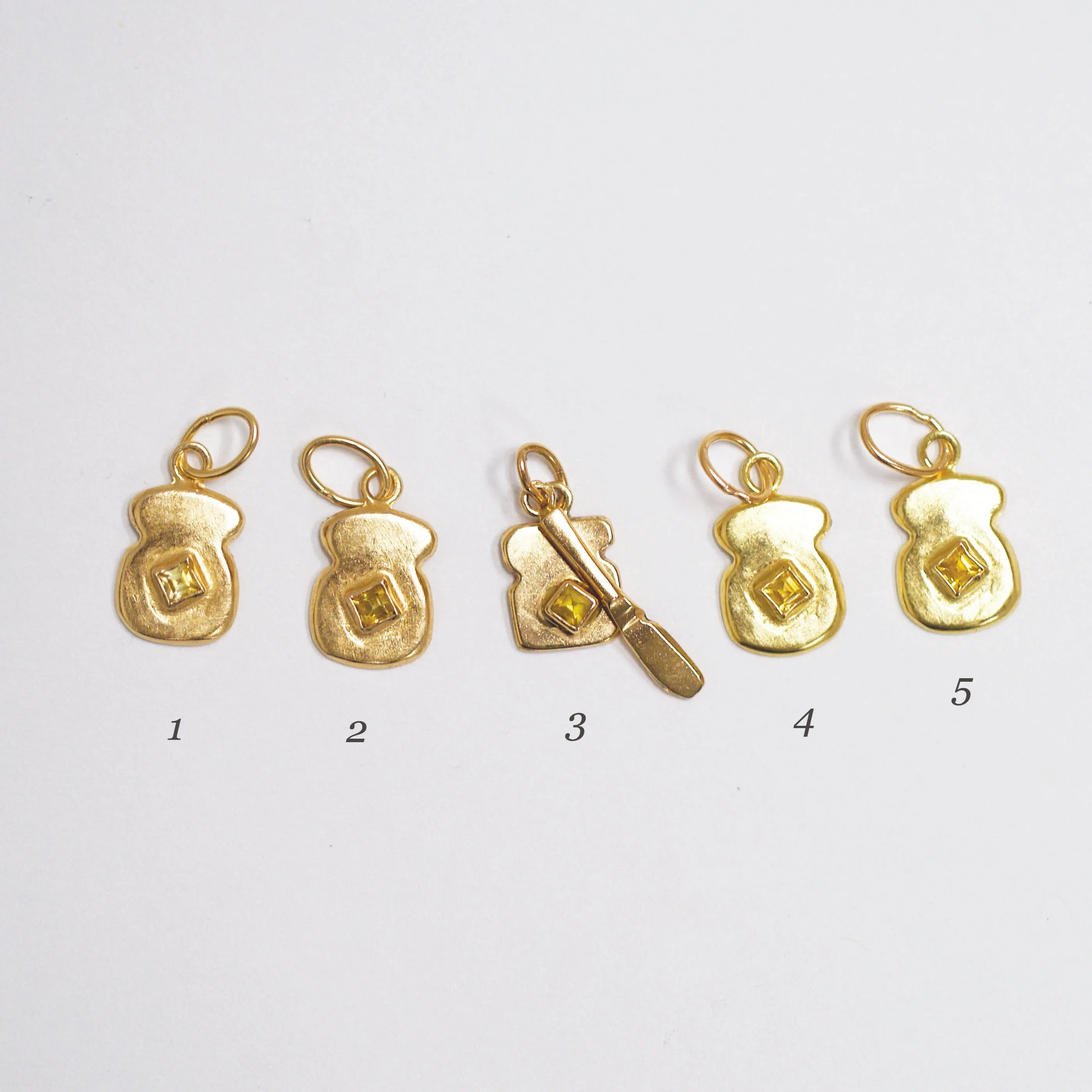 Tiny Toast & Butter Charm