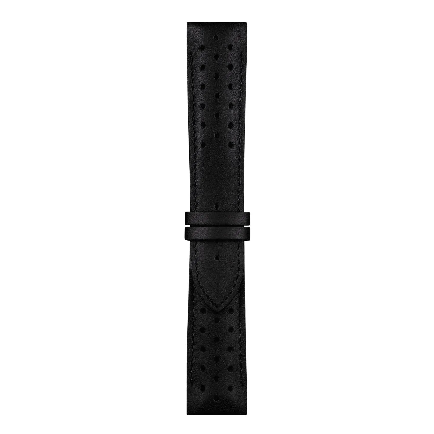 Tissot 22mm V8 Black Leather Strap without Buckle