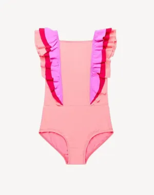 Toddler Girls Sunsets Ruffle One Piece