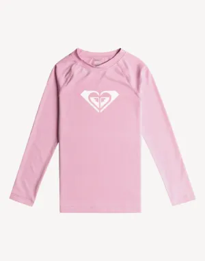 Toddler Girls Whole Hearted UPF 50 Long Sleeve Rashguard