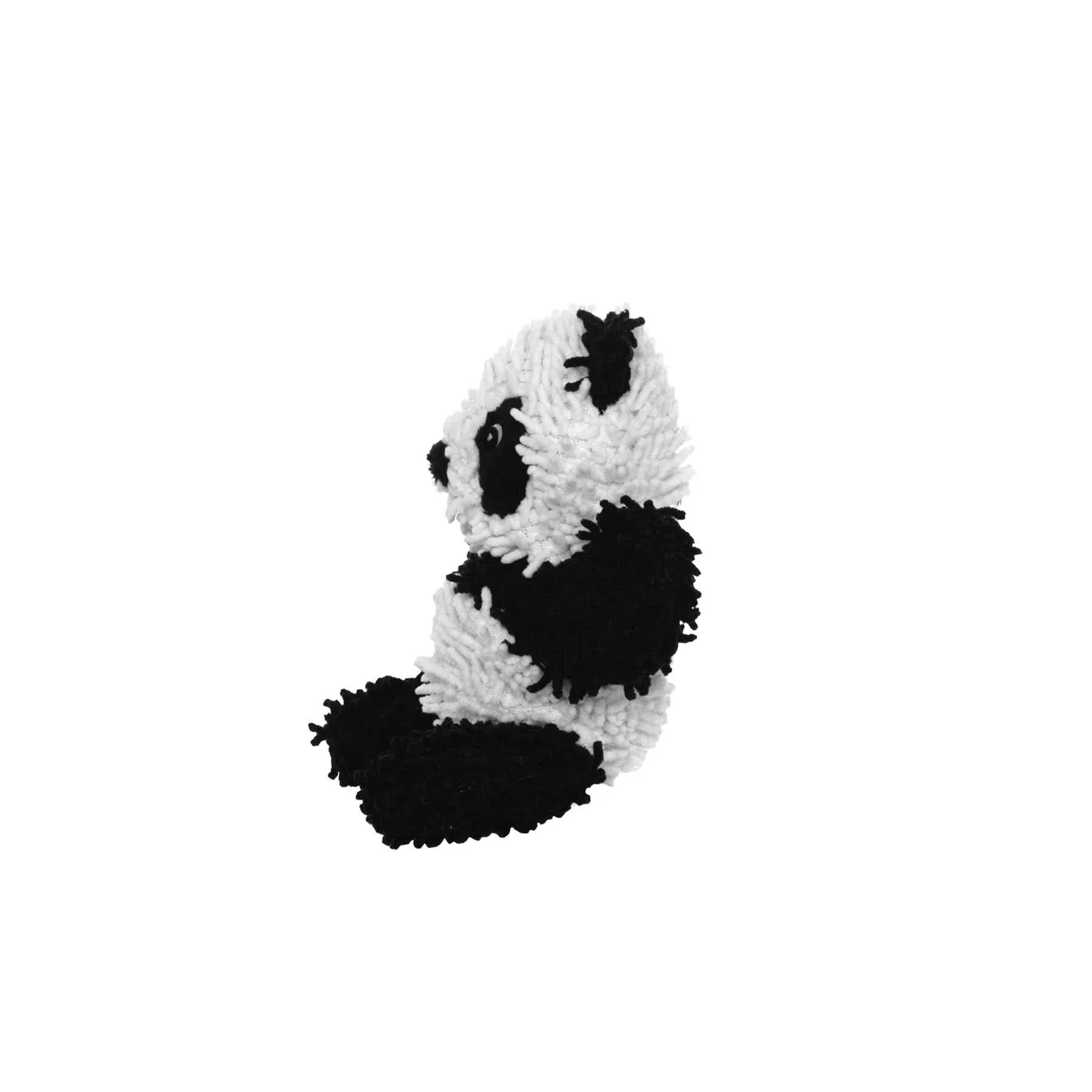 Tuffy Dog Toys - VIP Products - Mighty Jr Microfiber Ball Panda, Durable, Squeaky Dog Toy