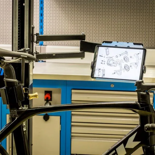 Unior Tablet Holder With Folding Arms For Electric Stand