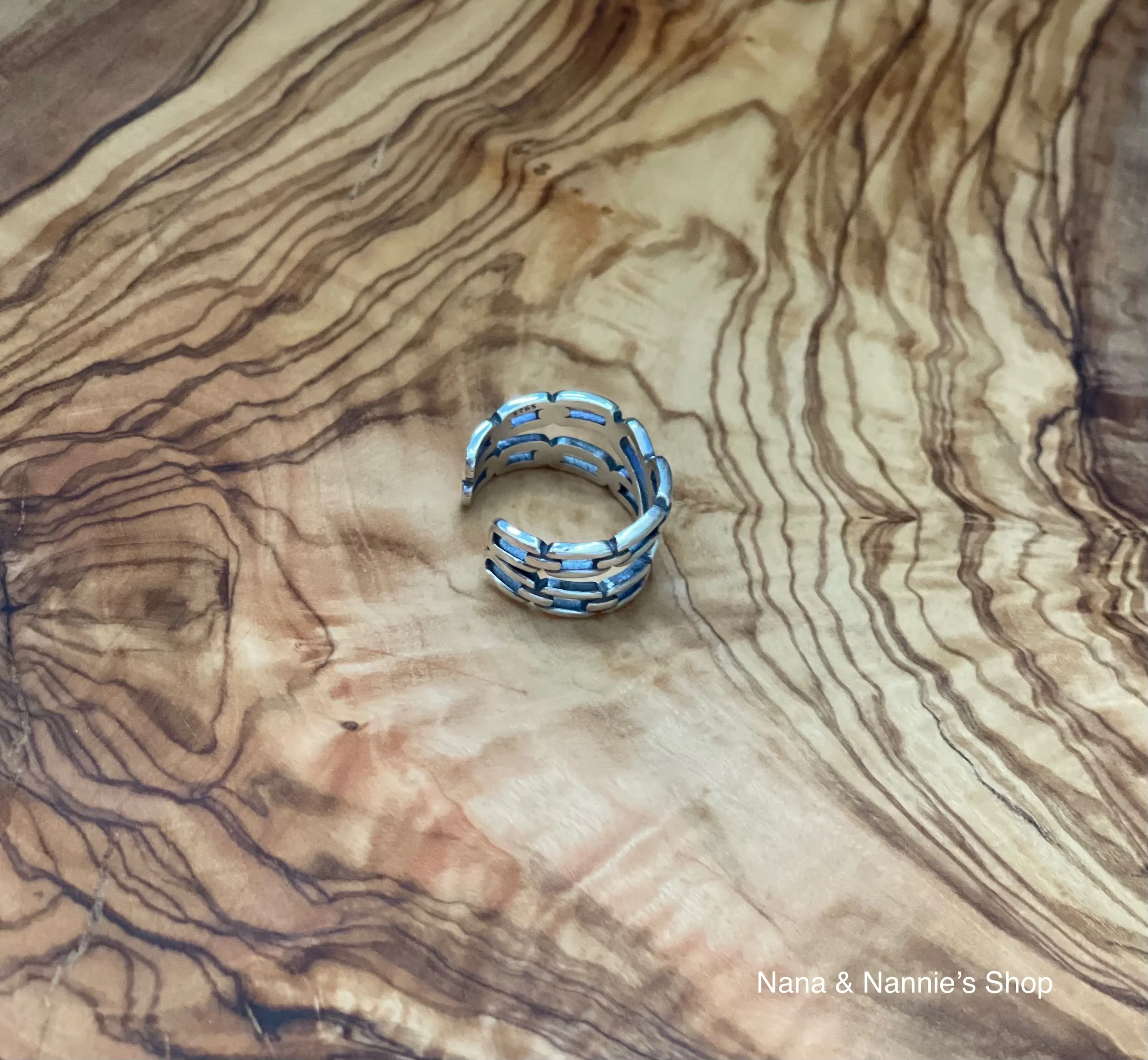 Unisex ring silver 925