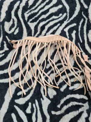 Used full size pink fly fringe FREE POSTAGE☆