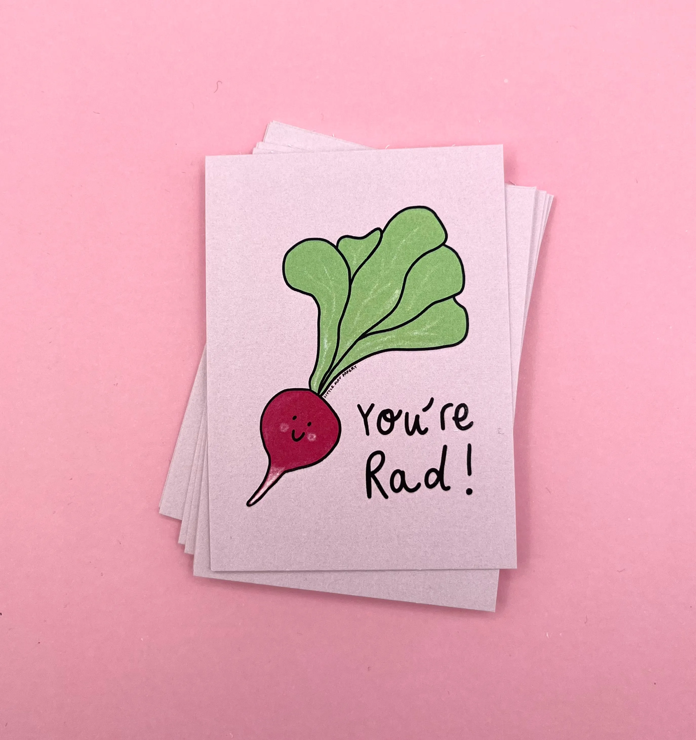 Valentine Mini Notes: Mini Flat Cards (SET OF 12)
