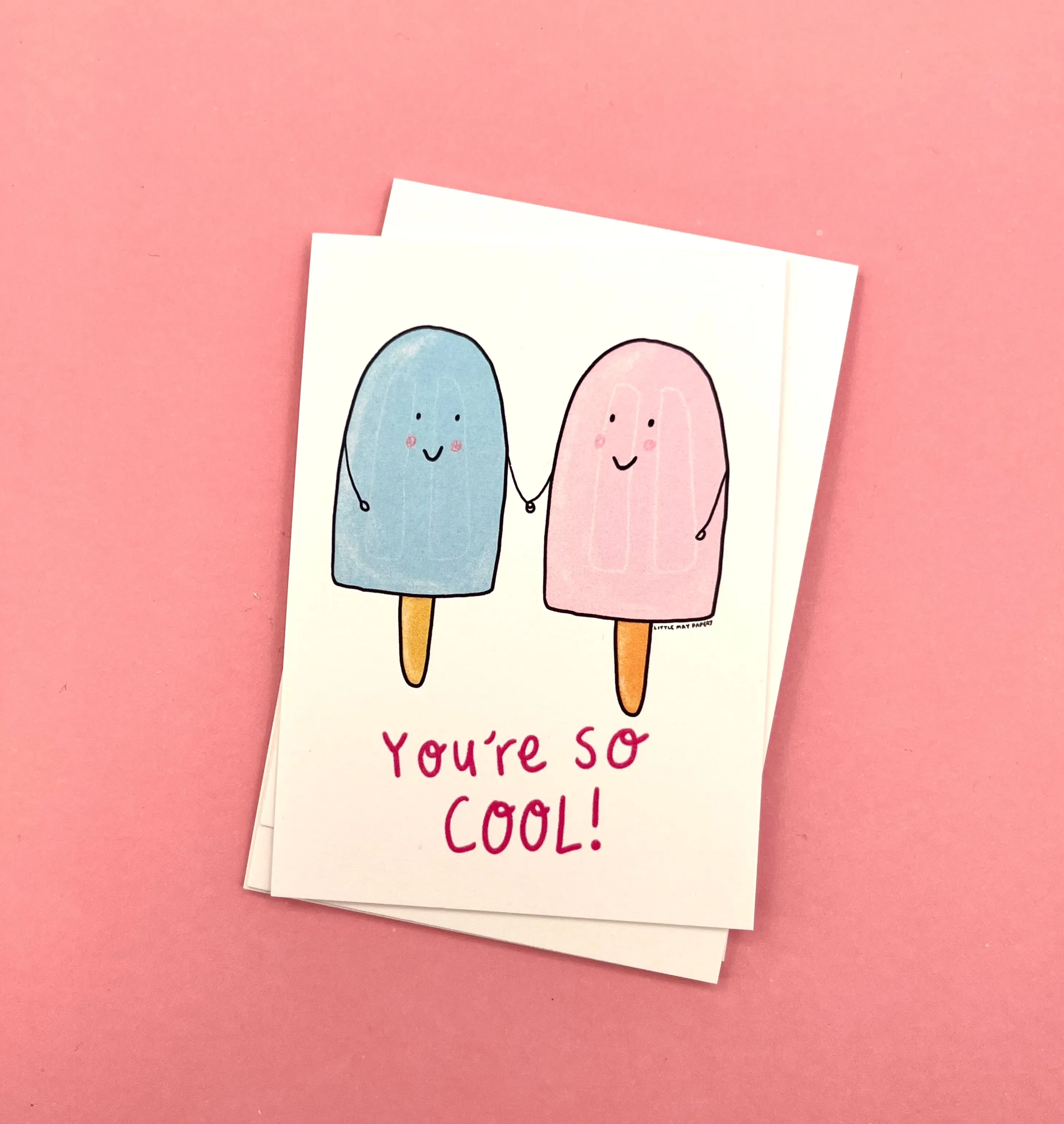 Valentine Mini Notes: Mini Flat Cards (SET OF 12)